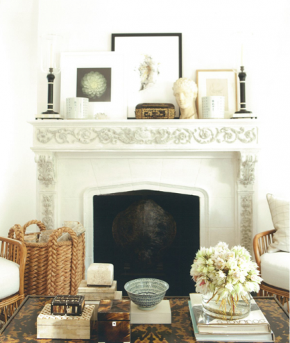 4- Living Room Mantle- West Hollywood- House beautiful [1]